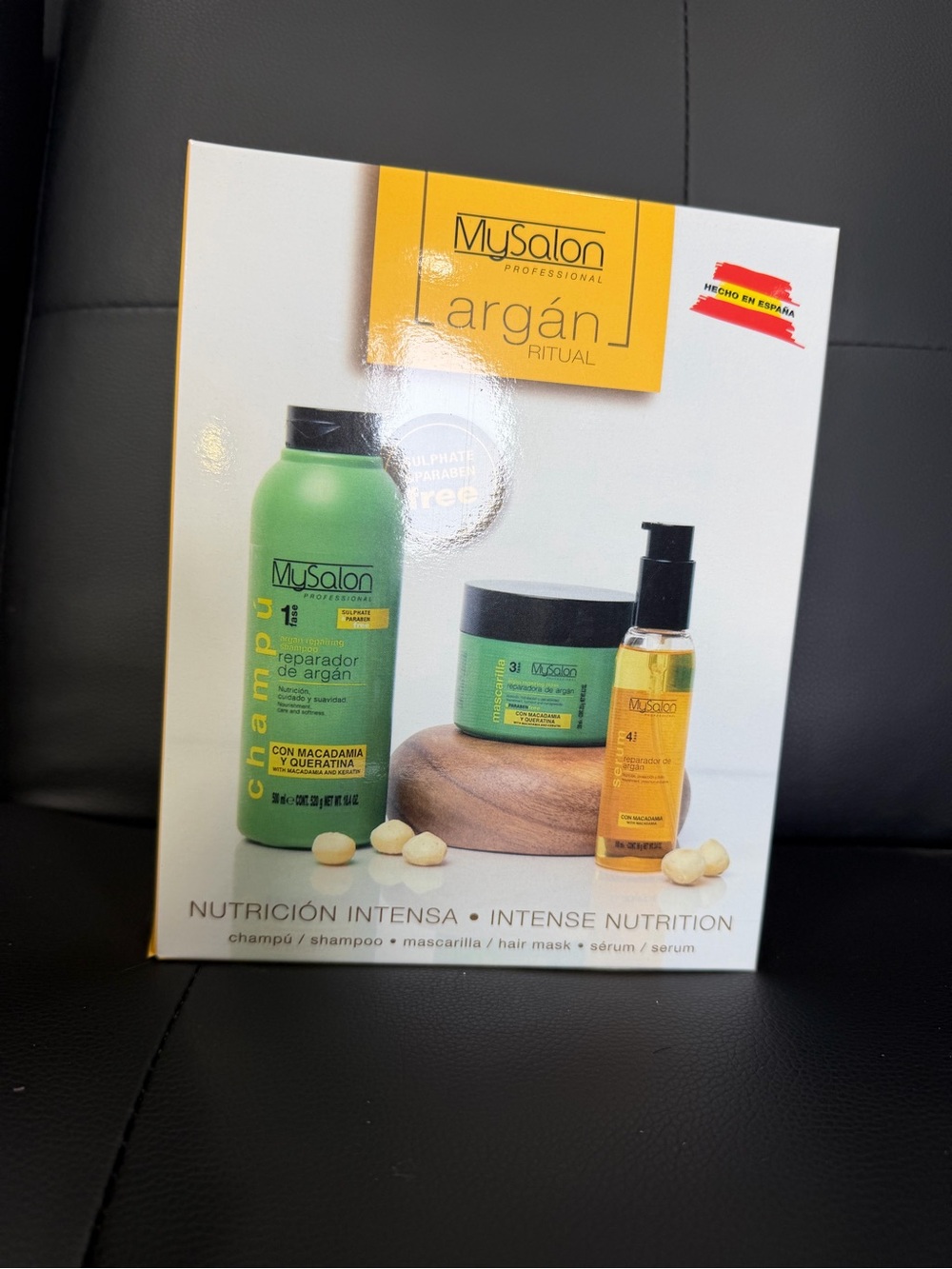 My salón Argan Hair Care Set for Kids - Green Nourishing Trio Salerm cosmetic